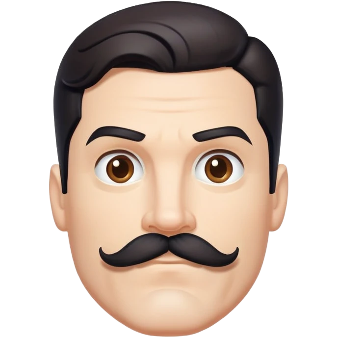 super man with mustache emoji