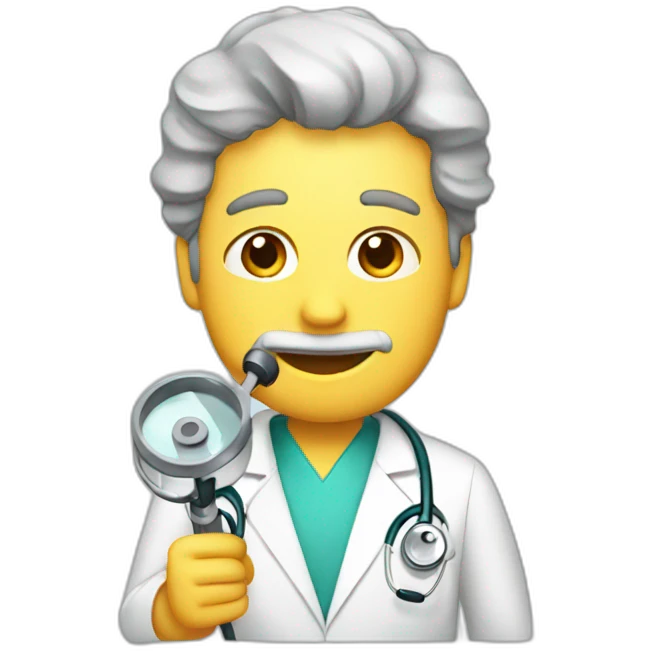 doctor-using-megafone emoji