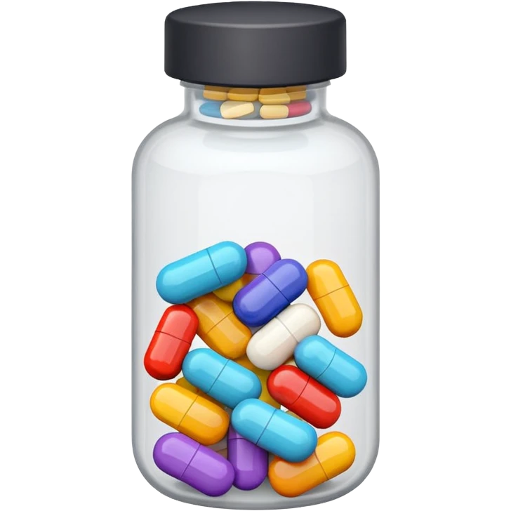 A bottle of pills  emoji