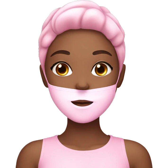 pink skincare girl emoji