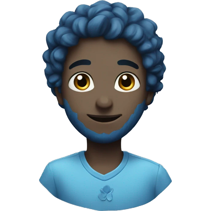 A gentle blue heart emoji