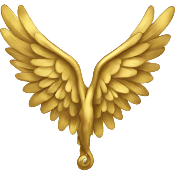 gold wings emoji