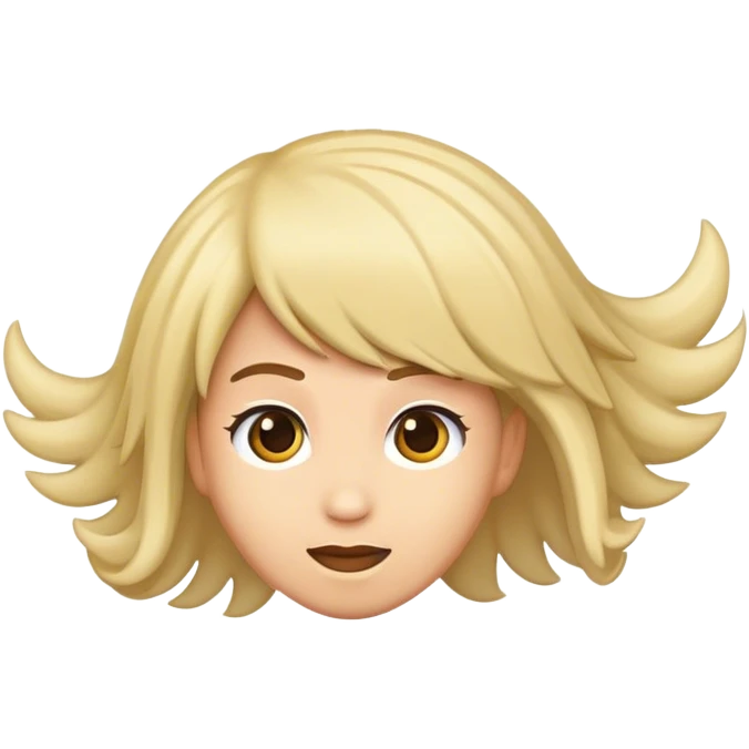 wig flying emoji