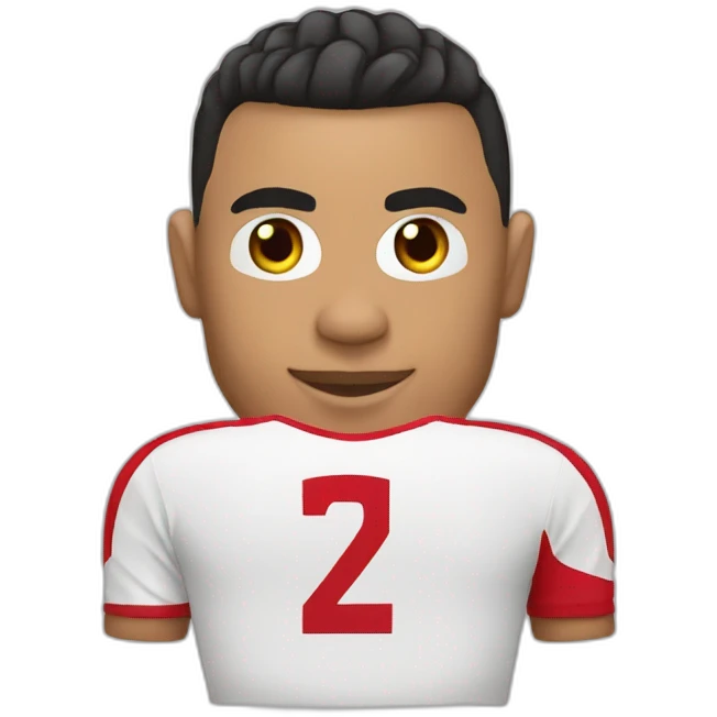 Ronaldo avec le maillot du Maroc emoji