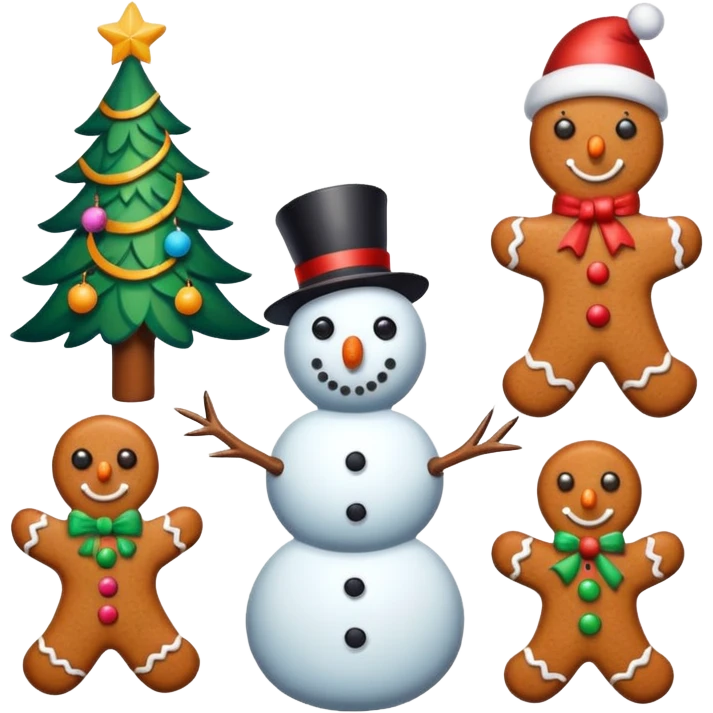 Christmas aesthetic sticker pack emoji