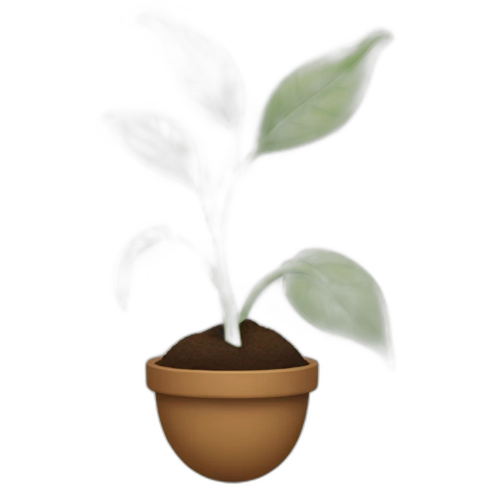 seeding emoji with one very long stem emoji