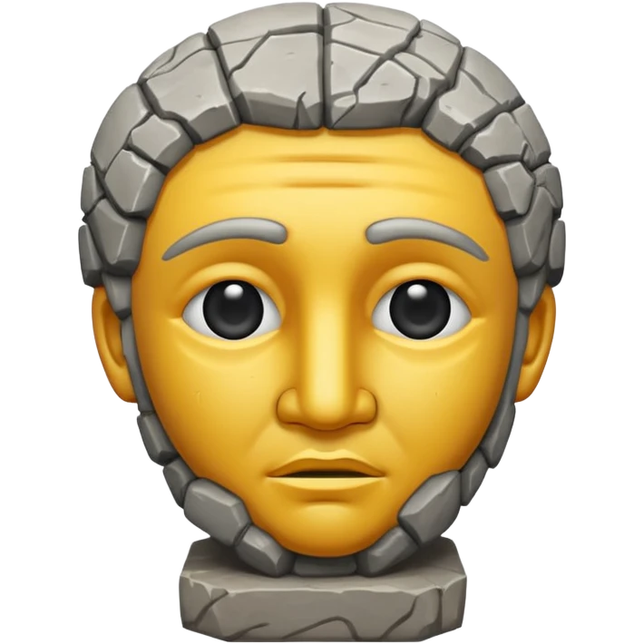 ancient stone statue emoji