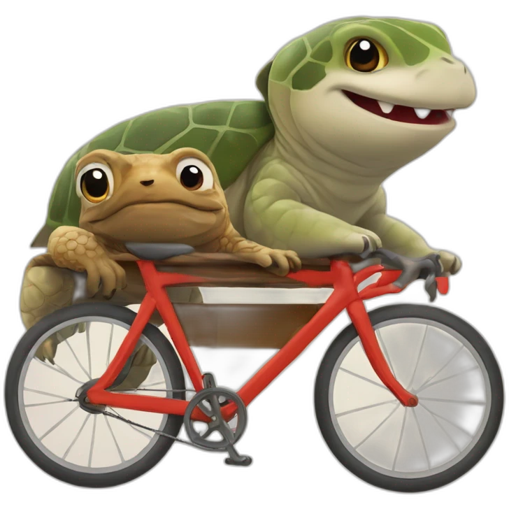 Tour de Pise avec loutre et tortue emoji