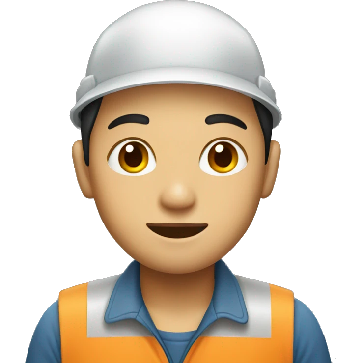 Chinese factory worker emoji