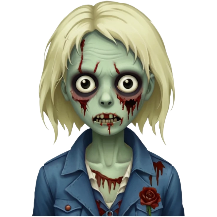 parisian zombie woman emoji