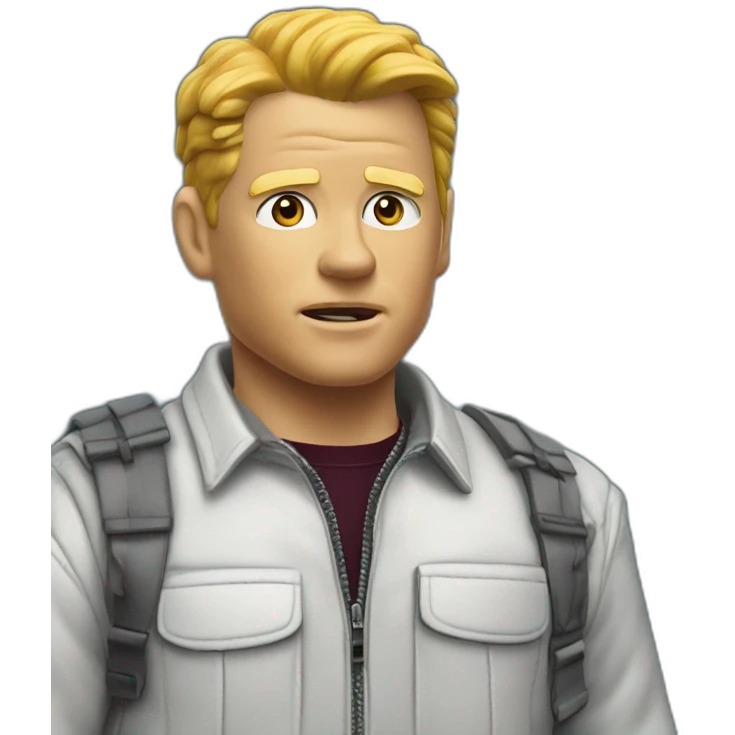 Biff Tannen in back to the future emoji