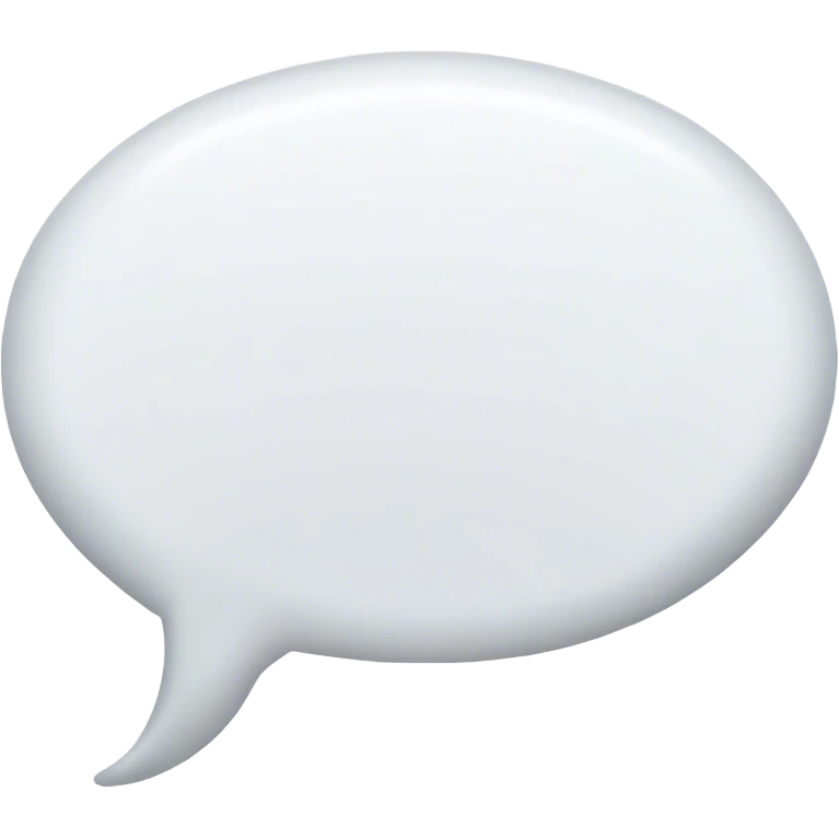 empty speech bubble emoji