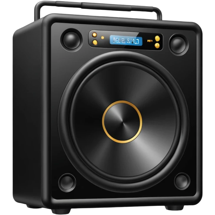 The high-end sound system emoji