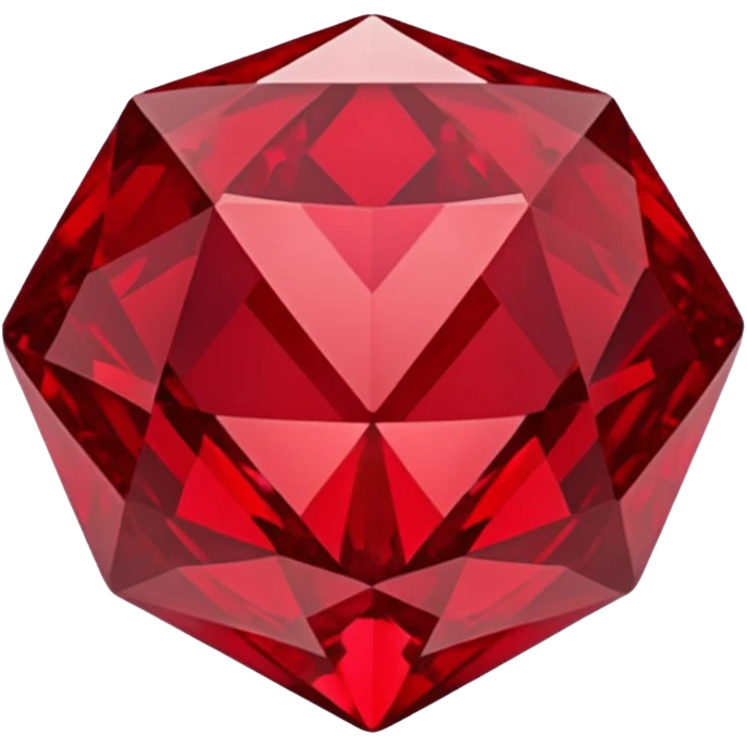 Red diamond carved on its front "RED" emoji