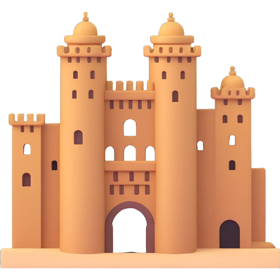 Chan Chan adobe city walls, Chimu architecture emoji