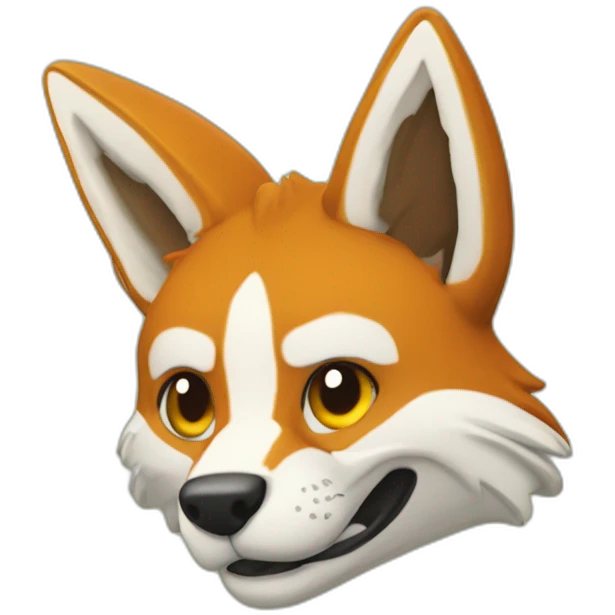 Renard qui grimpe le mont evrest emoji