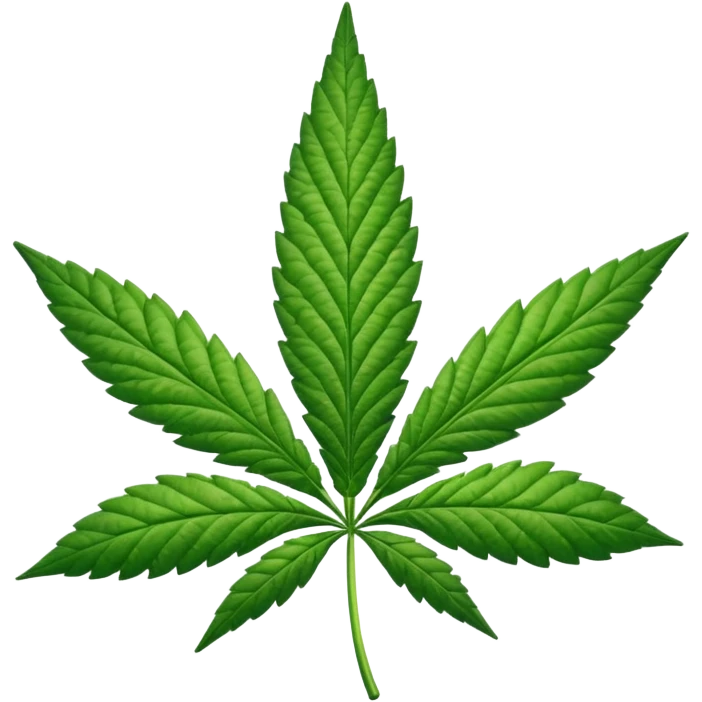 Marihuana hoja emoji