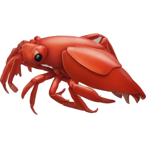 Cangrejo rojo emoji
