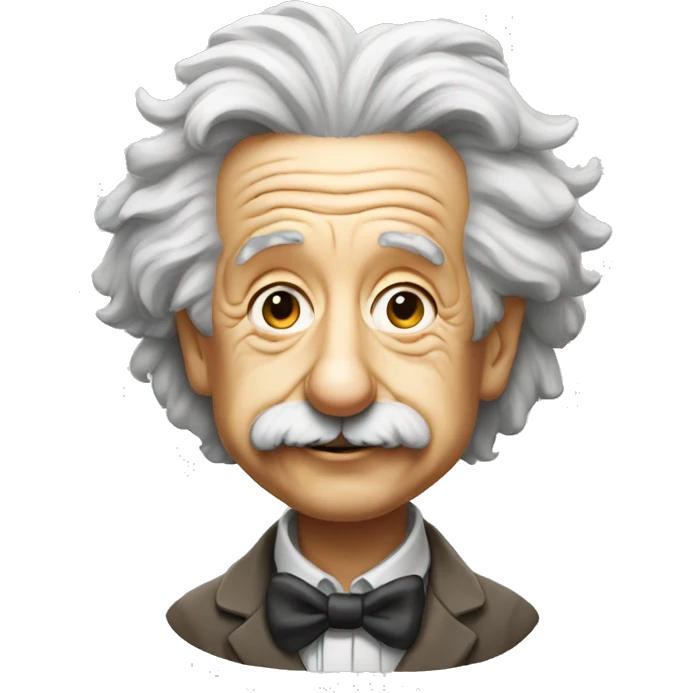 albert einstein drawing emoji