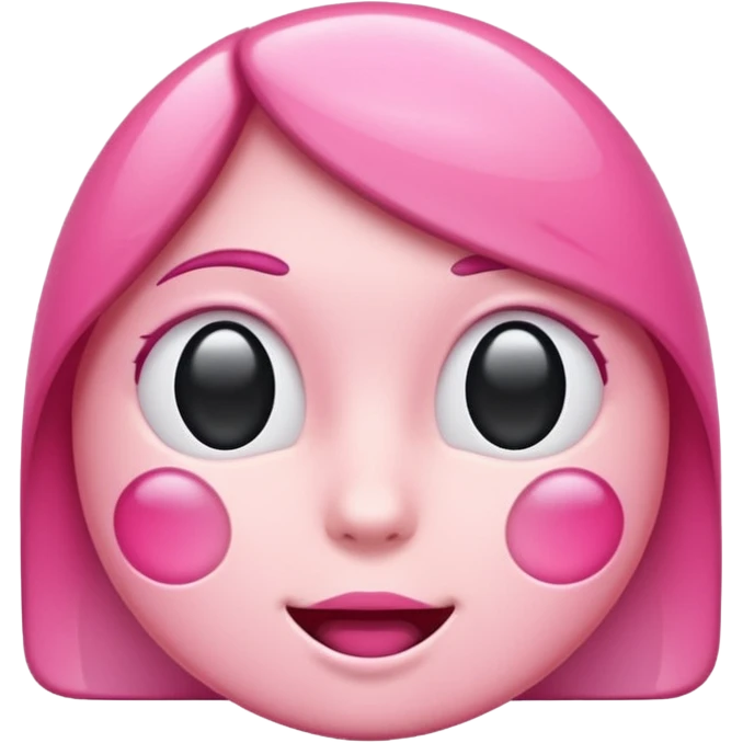 Розовый  emoji