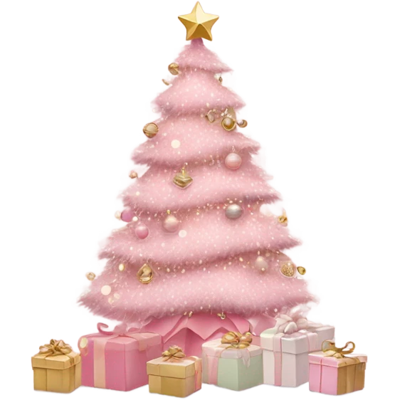 pink christmas emoji