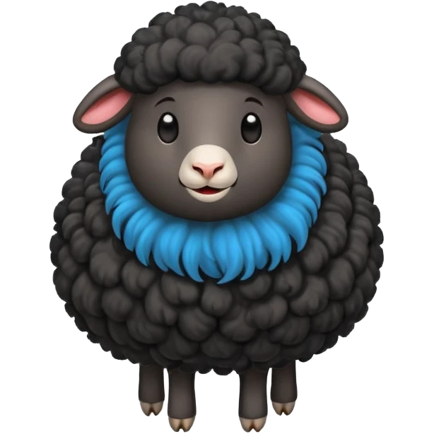 black sheep dancing emoji