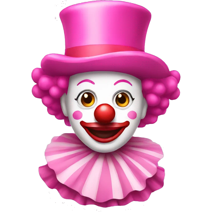 pink Clown emoji