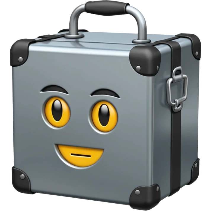 caja fuerte de metal emoji