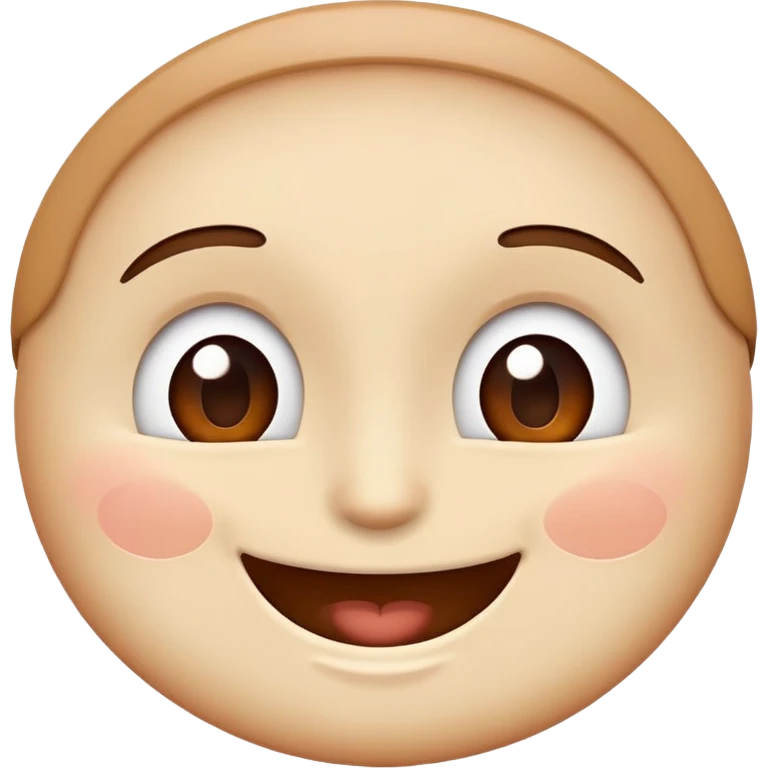 A happy face saying sure emoji