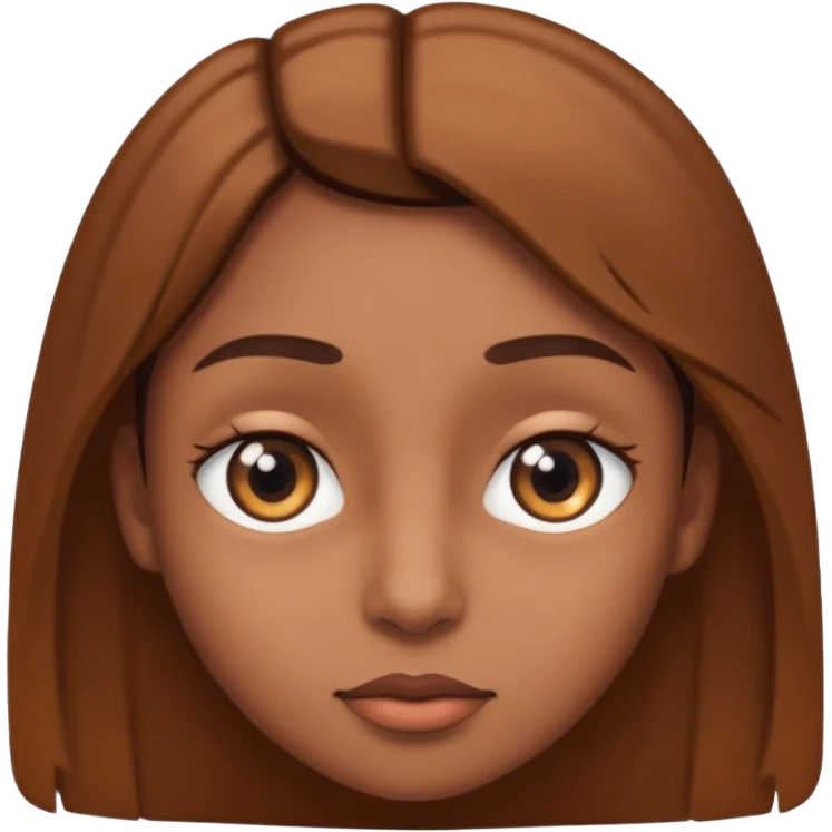 Eyes looking to the side straight face emoji