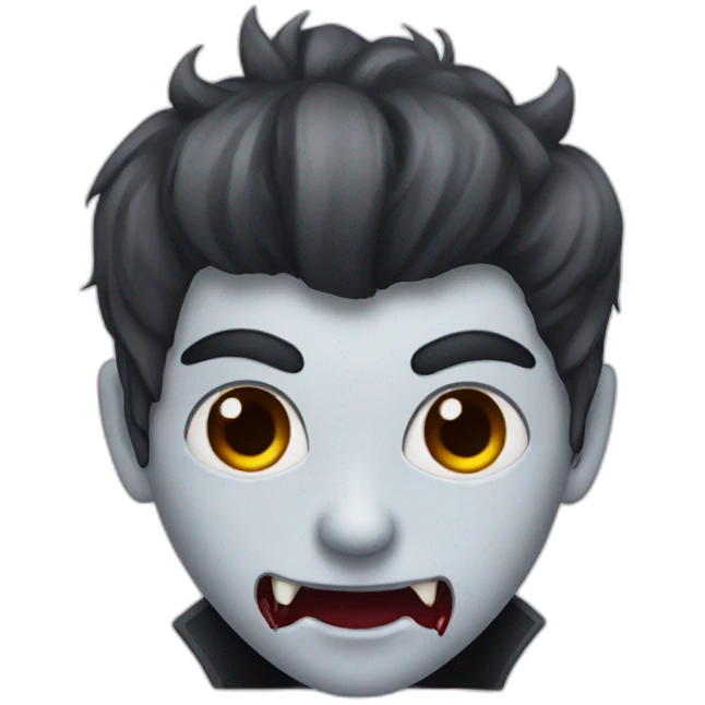 Vampire making a drawing  emoji