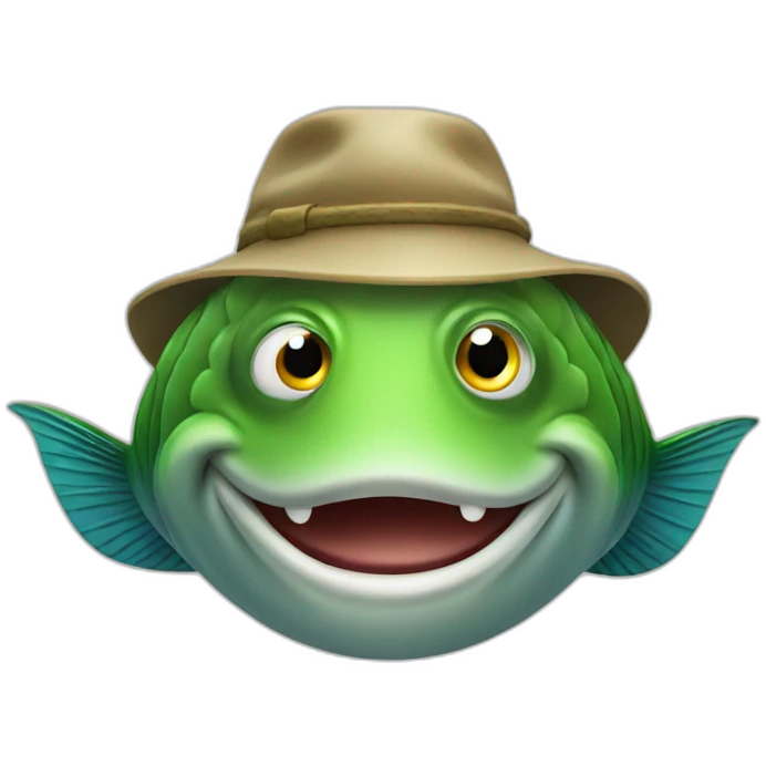 fisherman fish emoji