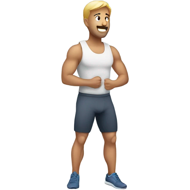 Man to do burpee emoji
