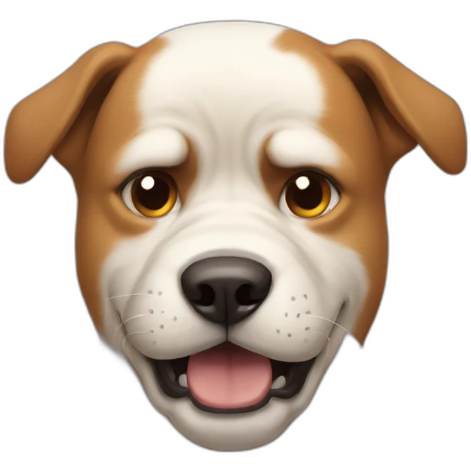 Angry dog emoji
