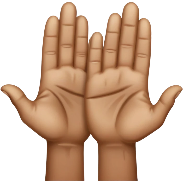begging hands, palms up emoji