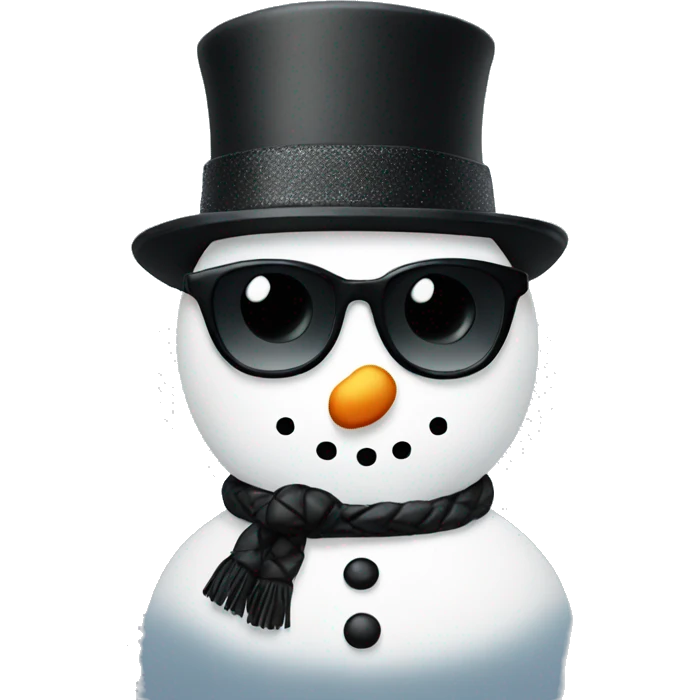 Chanel snowman emoji