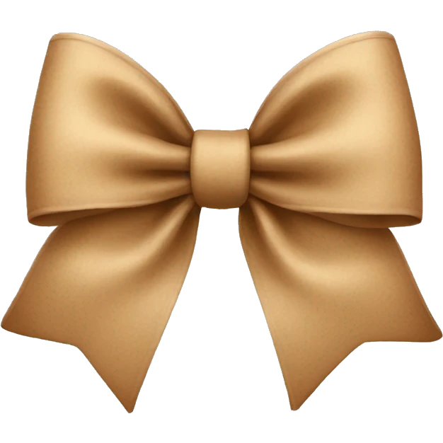 Light Brown bow  emoji