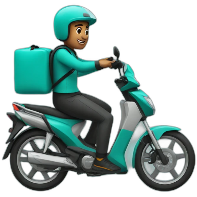 deliveroo rider emoji