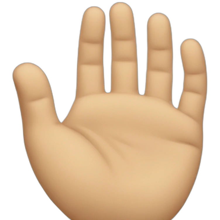 10 fingers hand emoji