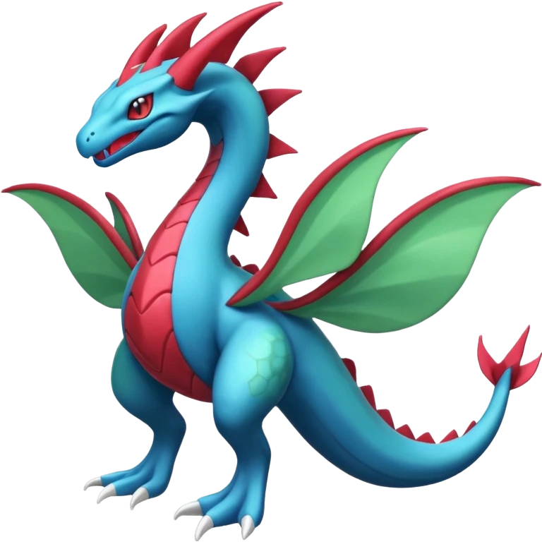 Salamence-Cresselia-Zygarde-Fakémon-fusion, full body emoji