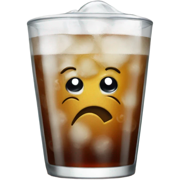 a glass of soda emoji