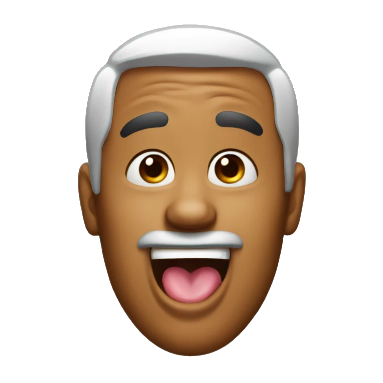 diddy with his tongue out  emoji