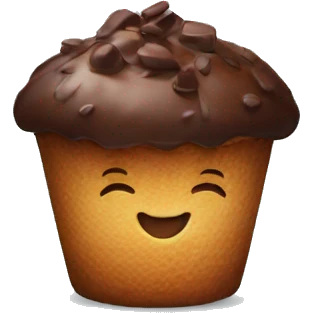muffin au chocolat emoji