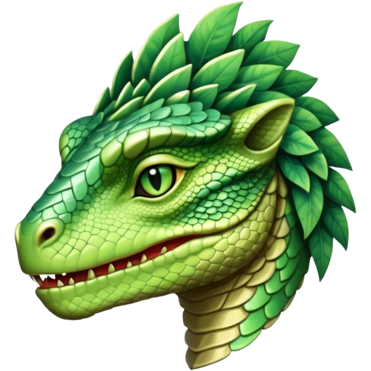 annunaki attractive female reptilian head emoji