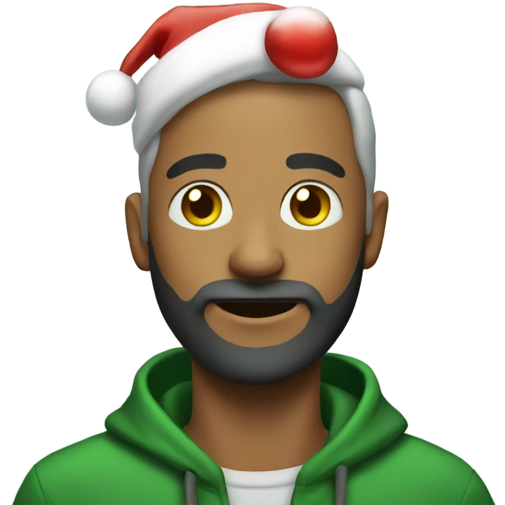Christmas dude emoji