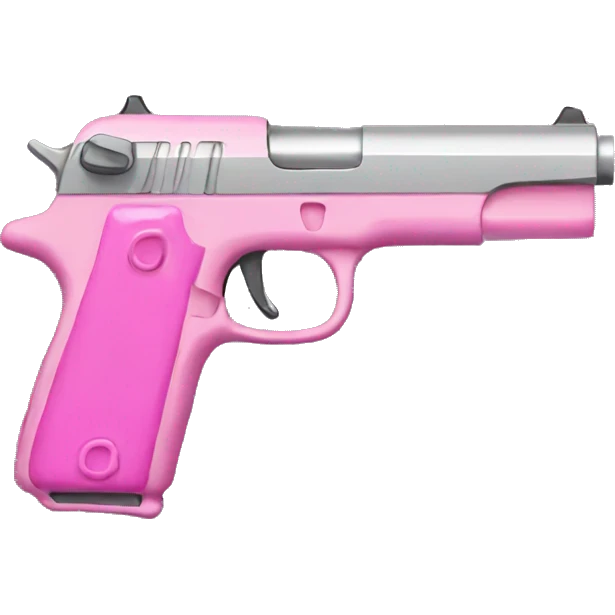 Pink pistol emoji