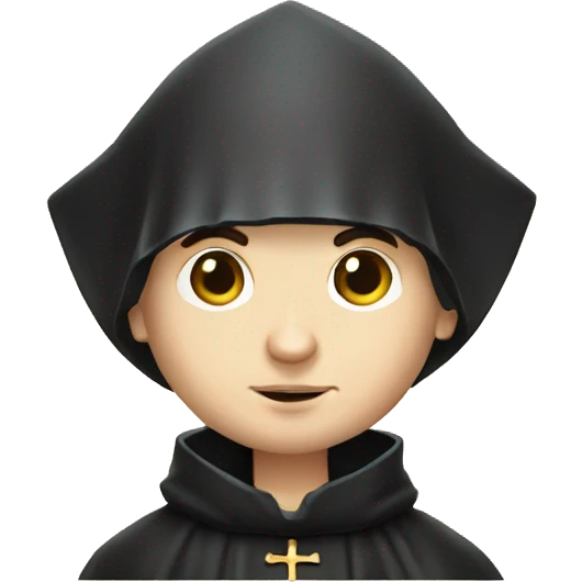 Saint Thomas Aquinas monk emoji