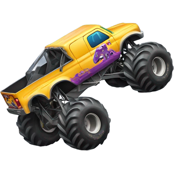 Monster jam monster truck emoji