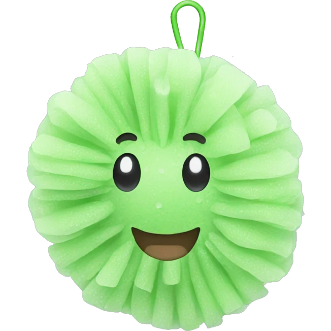 shower loofah emoji