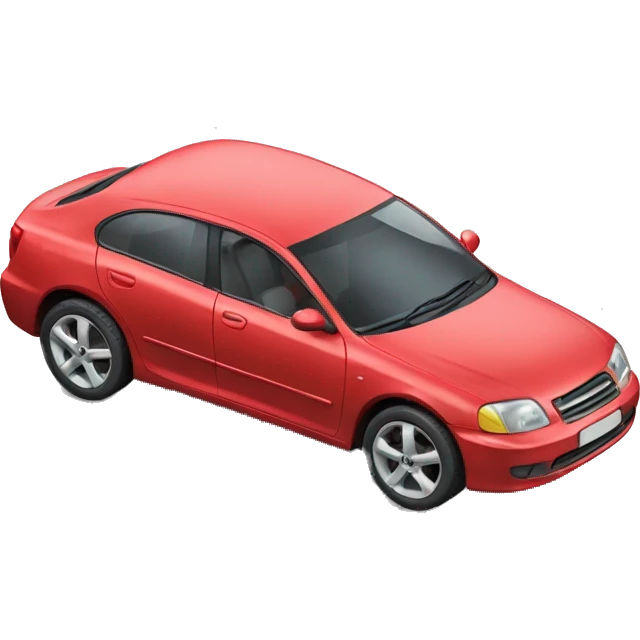 3D car emoji
